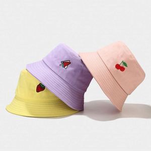 Sombrero de Pescador Unisex de Moda, Bordado, de un Solo Lado, 100% Algodón, para Hombres, Mujeres y Adolescentes - Product Image 2