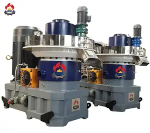 Customized 1.5-2t/h Vertical Ring Die Biomass Pellet Mill or Pellet Production Line Provided Gearbox Wood Sawdust Pellet Machine