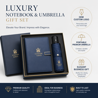 Ensemble de cadeaux professionnels de marketing : carnet en cuir PU avec logo personnalisé, gobelet isotherme, batterie externe, format A5, magnétique, papeterie de bureau