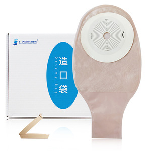 Bolsa de Ostomía Steadlive de una Pieza de 60 mm con Diseño de Cierre de Pinza para Uso en Estomas Rectales - Product Image 2