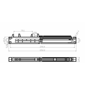 <span class=keywords><strong>Amortisseur</strong></span> de <span class=keywords><strong>porte</strong></span> <span class=keywords><strong>coulissante</strong></span> à fermeture douce hydraulique réglable pour armoire de garde-robe, mécanisme robuste pour grand tiroir - Product Image 5