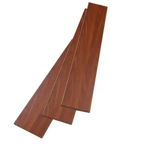 Suelo laminado de madera MDF HDF de madera de ingeniería de vinilo de papel importado V Groove HDF AC4