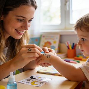 Papier de tatouage temporaire compatible avec les imprimantes laser, feuilles imprimables pour transfert d'eau, art corporel pour cosplay, photographie, projets de bricolage - Product Image 5