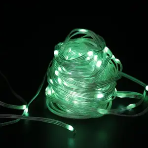 10m 100m Micro Mini Curtain Warm White Decor Waterproof Solar Battery Operated Timer Control LED Copper Wire String Fairy Light