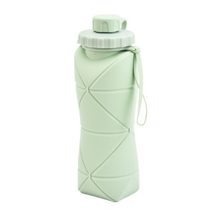 Botella de Agua de Silicona Libre de BPA, Botella de Agua Plegable de Silicona de Grado Alimenticio con Logotipo Personalizado - Product Image 6