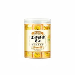 Chá de Crisântemo com Açúcar de Rocha e Cubos de Mel - 200g de Mistura de Chá em Lata para Bem-Estar Relaxante - Product Image 2