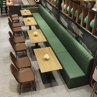 Meilleur Ensemble Table et Chaise de Bar Canapé Double en Cuir pour Café, Restaurant Western et Club