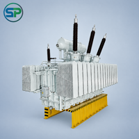 Transformateur de puissance à rapport personnalisé, transformateur haute tension triphasé 35kV-220kV 50/60Hz pour projets de modernisation des postes de transformation et des réseaux électriques