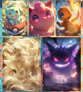 PQ Pokemoned Carte Pokemoned Cards Big Gathering Super Power Special Collectible Cards Pokenoned Cards Dropshipping Regalo de la novedad - Product Image 2