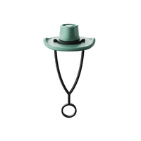Couvertures de paille de chapeau de cowboy en silicone de vente chaude, bouchons de paille anti-poussière mignons, capuchons de paille en silicone réutilisables pour la protection de tasse