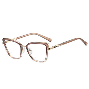 MS 82294 2025 Nuevas monturas <span class=keywords><strong>de</strong></span> anteojos TR90 + Gafas ópticas <span class=keywords><strong>de</strong></span> metal Bloqueo <span class=keywords><strong>de</strong></span> luz azul Gafas graduadas personalizadas Lunettes <span class=keywords><strong>De</strong></span> Luxe - Product Image 4