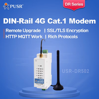 USR-DR502-E Eropa SMS NET Seri pada perintah konfigurasi Rs485 seri Port 4g Lte GSM Modem dengan MQTT