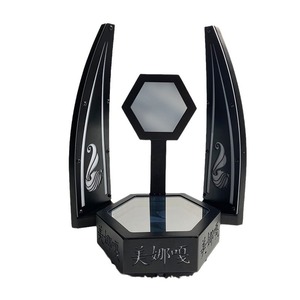 Support à vin LED avec lumière bleu glace, design main de Bouddha, pour présentation en bar ou fête - Product Image 1