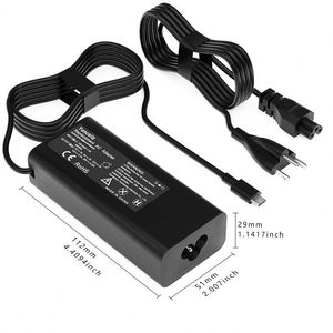 USB-C 65W caricabatterie per Computer Desktop per Computer portatile adattatore di alimentazione per Dell Chromebook <span class=keywords><strong>Asus</strong></span> Lenovo HP portatile MacBook - Product Image 6