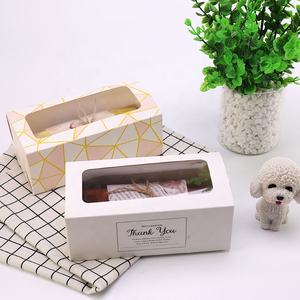 Caja <span class=keywords><strong>de</strong></span> Papel Kraft para embalaje <span class=keywords><strong>de</strong></span> alimentos, embalaje en polvo con impresión personalizada, para postres, galletas y rosquillas, el producto más vendido <span class=keywords><strong>de</strong></span> china - Product Image 3