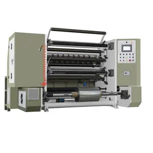 Kosten günstige BOPP PET CPP PE PVC-Films chneide maschine Papierschneid-Aufwickel maschine