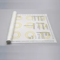 חום עמיד macaron ערכת קומבו פונדנט בצק פיברגלס סיליקון אפיית mat עם מדידה