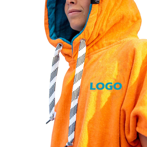 Logo personnalisé OEM d'usine Enfants Adultes Bébé Coton doux Surf <span class=keywords><strong>Serviette</strong></span> de bain de plage Robe poncho à langer - Product Image 4