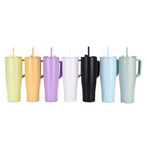 Custom Logo 40oz Adventure Stainless Steel <b>Double</b> <b>Wall</b> Vacuum Tumbler with Handle BPA Free Leak-Proof 6-12hr Thermal Insulation - Product Image 1