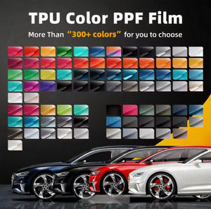 Film de protection de peinture automobile de haute qualité en TPU <span class=keywords><strong>Dune</strong></span> Light Yellow, film PET auto-cicatrisant thermique, anti-rayures, hydrophobe - Product Image 5