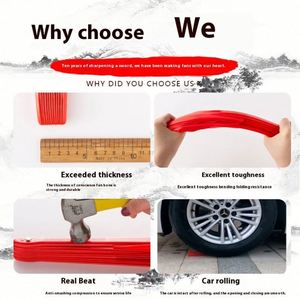 Factory Wholesale Tai Chi Dance Fan Kung Fu <b>Ring</b> Fan for <b>Kids</b> and Adults Painted Bamboo Bone Plastic Red Fan for Martial Arts - Product Image 4