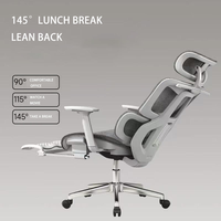 Chaise de bureau ergonomique de qualité supérieure avec siège large, capacité de 300 lb, pivotante à 360° °   Accoudoirs pivotants, inclinables et réglables en hauteur