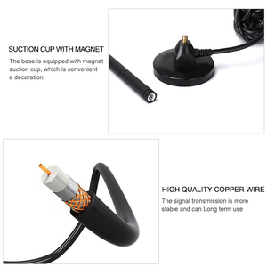 Antena de TV Digital HDTV con Precio de Fábrica, OEM ODM, Antena Interior Giratoria con Base Magnética - Product Image 3