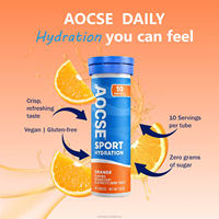 Comprimés effervescents électrolytiques, supplément vitaminique hydratant, soutien énergétique quotidien, 10 comprimés/flacon, OEM disponible, usage adulte