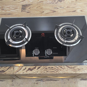 Tuya Smart fornello a Gas Top a due fuochi <span class=keywords><strong>da</strong></span> cucina con <span class=keywords><strong>forno</strong></span> elettrico <span class=keywords><strong>piano</strong></span> <span class=keywords><strong>cottura</strong></span> in vetro per uso esterno di casa Hotel - Product Image 6