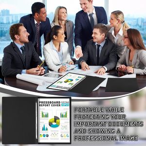 Bìa báo cáo các tông-Kích thước thư, được sử dụng cho các báo cáo ràng buộc, thư mục trình bày, ốc vít với máy nén. - Product Image 5