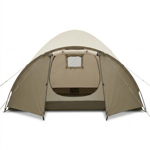 Tente de randonnée ultralégère QIQIKA Luxury Indian Four Corners avec tube d'air 2000-3000 mm, imperméable, double couche, quatre saisons - Product Image 1