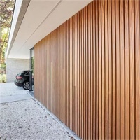 Panel de Pared Exterior de WPC Impermeable para Exteriores, Revestimiento Exterior para Jardín, Muestra Disponible