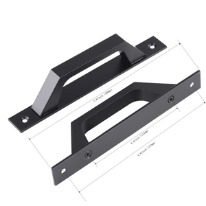 Heavy Duty Easy Install Hollow Wooden Sliding <b>Door</b> <b>Pull</b> White Flush Aluminum Alloy Closest <b>Door</b> <b>Handle</b> - Product Image 3