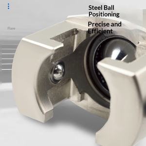 Инструмент для эксцентрической развальцовки медных труб для установки кондиционеров и холодильного оборудования, полный комплект для развальцовки отверстий и формирования конусов - Product Image 2