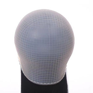 Strumenti per parrucchieri da barbiere riutilizzabili di alta qualità per la colorazione dei capelli del salone cappello colorante per evidenziare il Silicone con gancio per donna uomo - Product Image 4