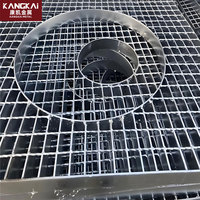 Grilles en acier durable antidérapantes en fonte, modèles de grilles métalliques pour la protection des arbres, des jardins et des terrasses galvanisées