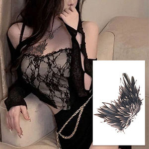 สติกเกอร์ DTF ลายสาวน่ารัก สไตล์อินสตาแกรม ขนาด 190x210 มม. สำหรับติดทั้งแขน ลายสักชั่วคราว - Product Image 1