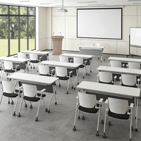 Offres sur 360 °   Bureaux de bureau pivotants, salle de réunion, salle de formation, table d'ordinateur pivotante multifonctionnelle avec tiroirs sur roulettes