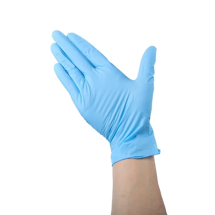 Bảo vệ Nitrile thi găng tay bệnh viện Bác sĩ chăm sóc vật nuôi nha khoa găng tay Găng tay dùng một lần Nitrile găng tay bột miễn phí cho y tế
