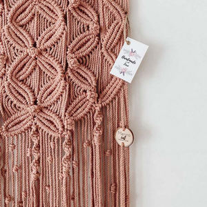 Ornement Boho naturel en macramé, <span class=keywords><strong>tapisserie</strong></span> murale colorée, faite à la main, pour décoration <span class=keywords><strong>de</strong></span> maison - Product Image 5