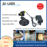 Lumière de positionnement Laser de ligne 520nm 10mW Module Laser de ligne de lumière verte Positionneur Laser d'équipement mécanique
