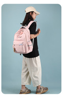 Sacs d'école pour enfants, sac d'école pour enfants léger, grande capacité, résistant à l'eau, en nylon, avec soutien ergonomique du dos, sac à dos quotidien