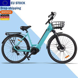 BAFANG 250 Вт Электрический городской велосипед, средний привод, датчик крутящего момента электровелосипеда, склад ЕС, рама из алюминиевого сплава, Электронная интеллектуальная литиевая батарея - Product Image 1