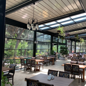 Pérgola bioclimática contemporánea con techo bloqueador solar para jardín o balcón - Product Image 1