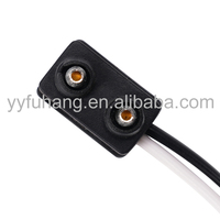 Konektor Trailer Otomotif 2 Pin Adaptor SAEJ1128 12-24V Kabel Tembaga Murni