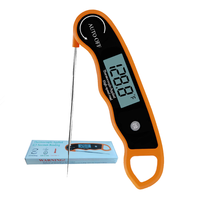 Thermomètre numérique pour barbecue avec écran LCD pour la cuisson des aliments, de la viande, du grill, du four, de la pâtisserie, de la cuisine et de l'usage domestique