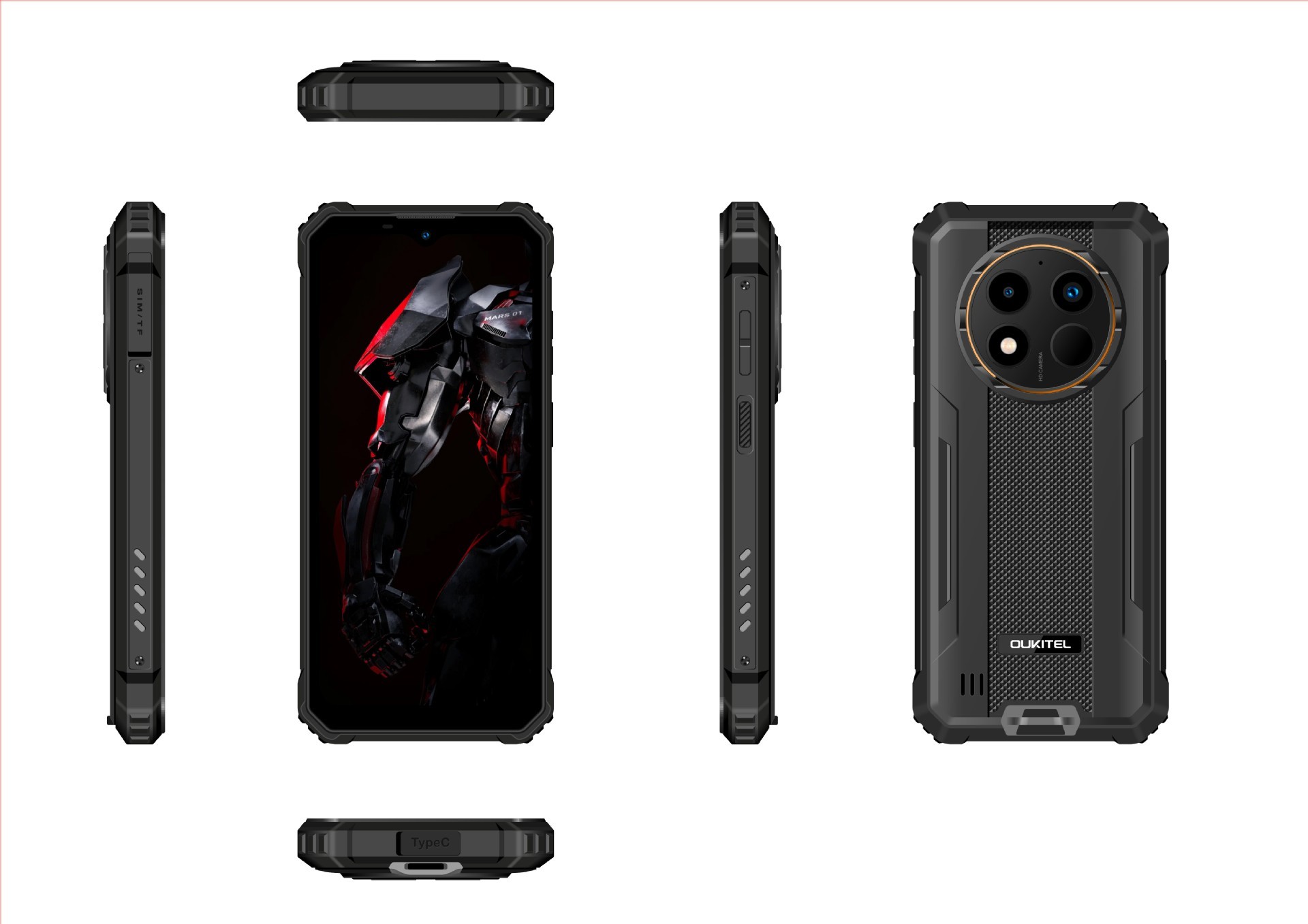 Oukitel WP28 - Rugged 6.52 Inch Smartphone with 256GB Storage