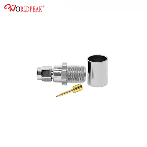 Connettore a crimpare SMA maschio per cavo RG8 H1000, terminazione di precisione per cavi di test per apparecchiature da laboratorio - Product Image 3