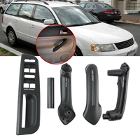 Accessoires intérieurs automobiles, 5 pièces, garniture de poignée de porte intérieure de voiture HD, garniture de commutateur, noir, pour VW Golf MK4 98-05