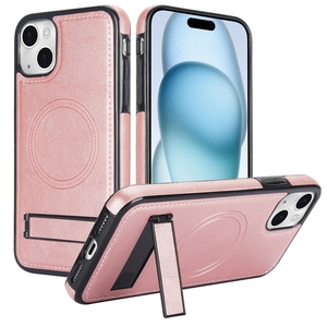 Cavalletto antiurto custodia posteriore custodia magnetica del telefono per <span class=keywords><strong>iPhone</strong></span> 12/13 Mini/14 Plus/15 Pro/15 Promax - Product Image 2